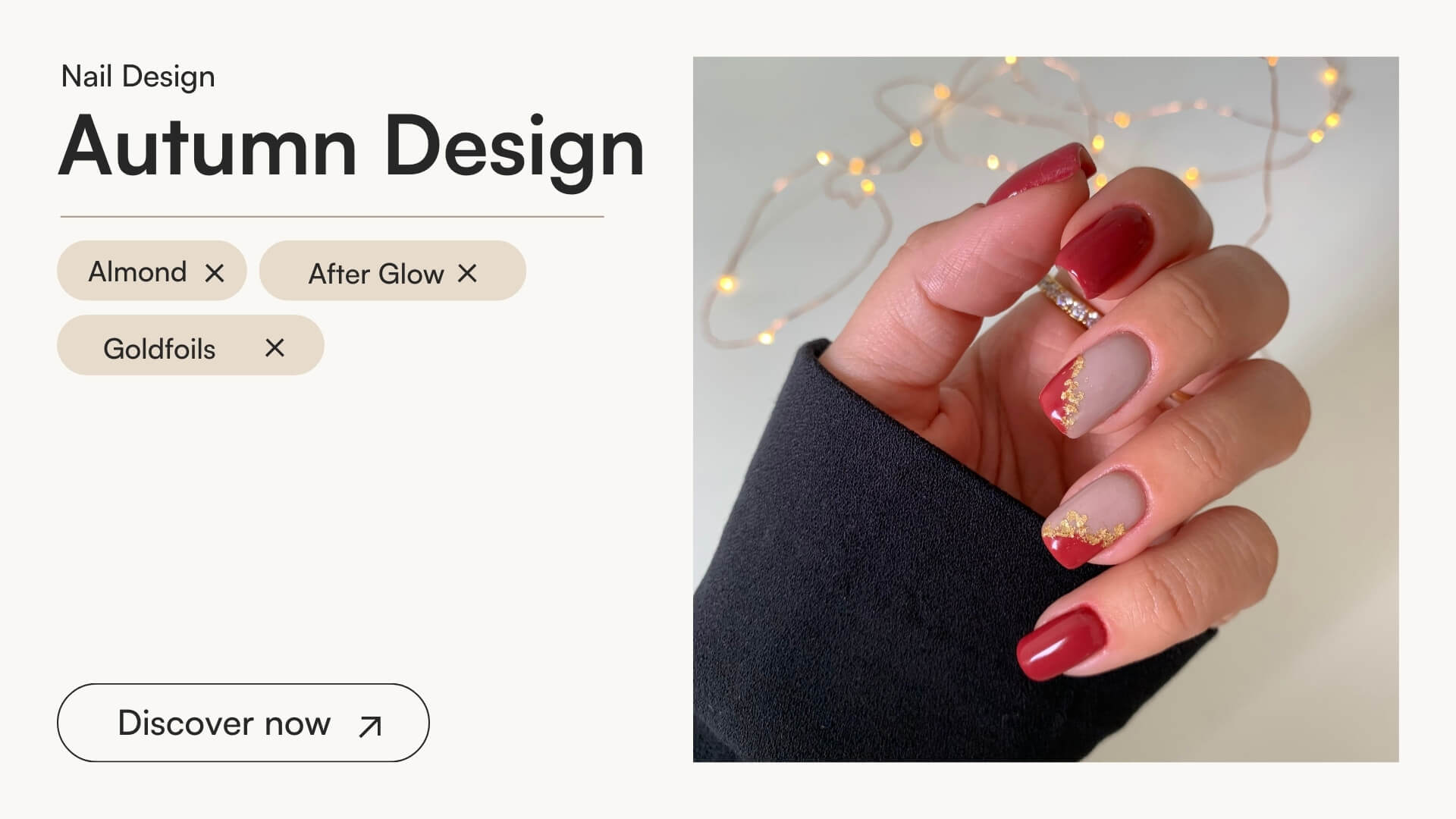 Almond & After Glow autumn design - Doonails US