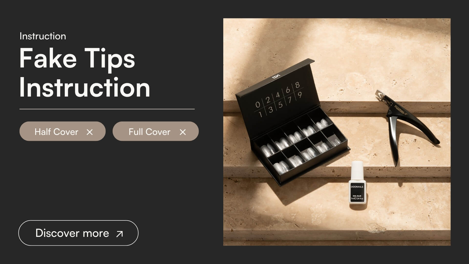 Fake Tips Tutorial (Half & Full Cover) - Doonails US