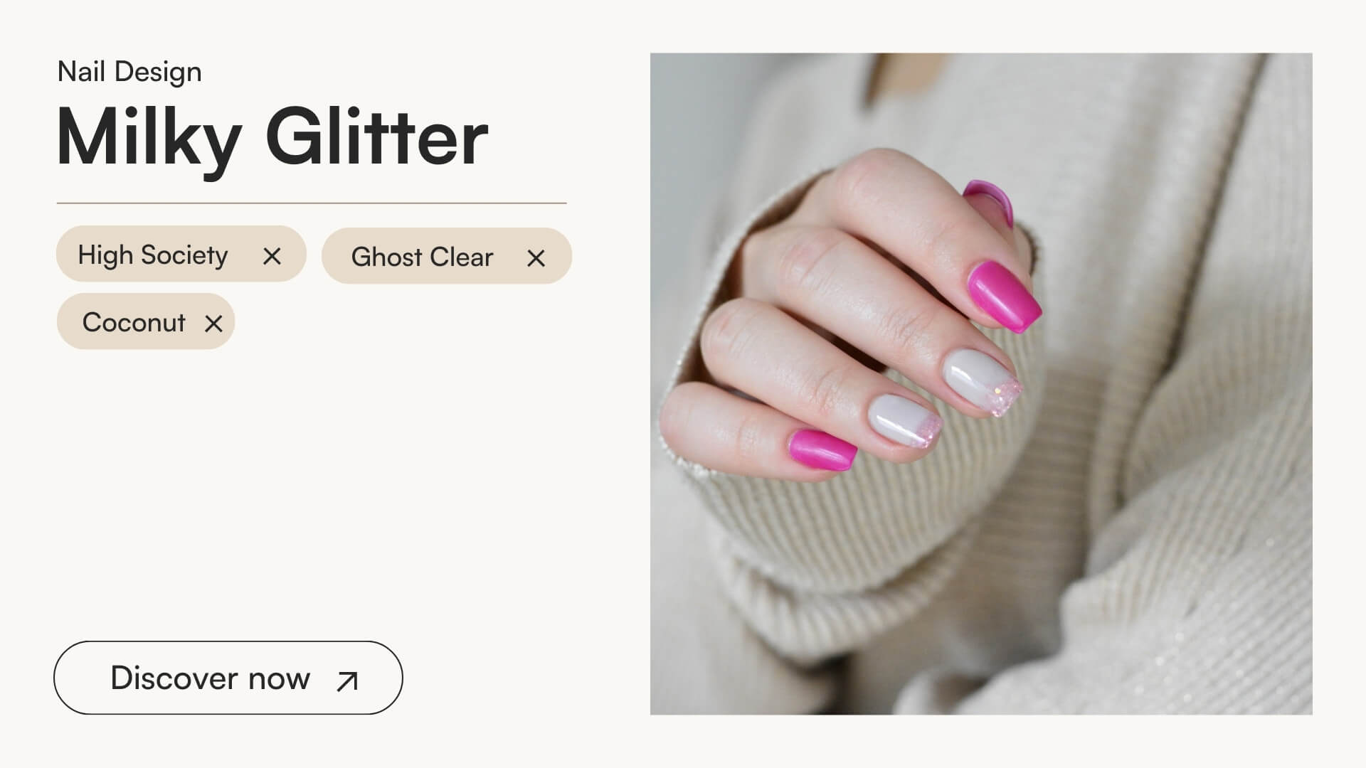 Milky Glitter - Doonails US