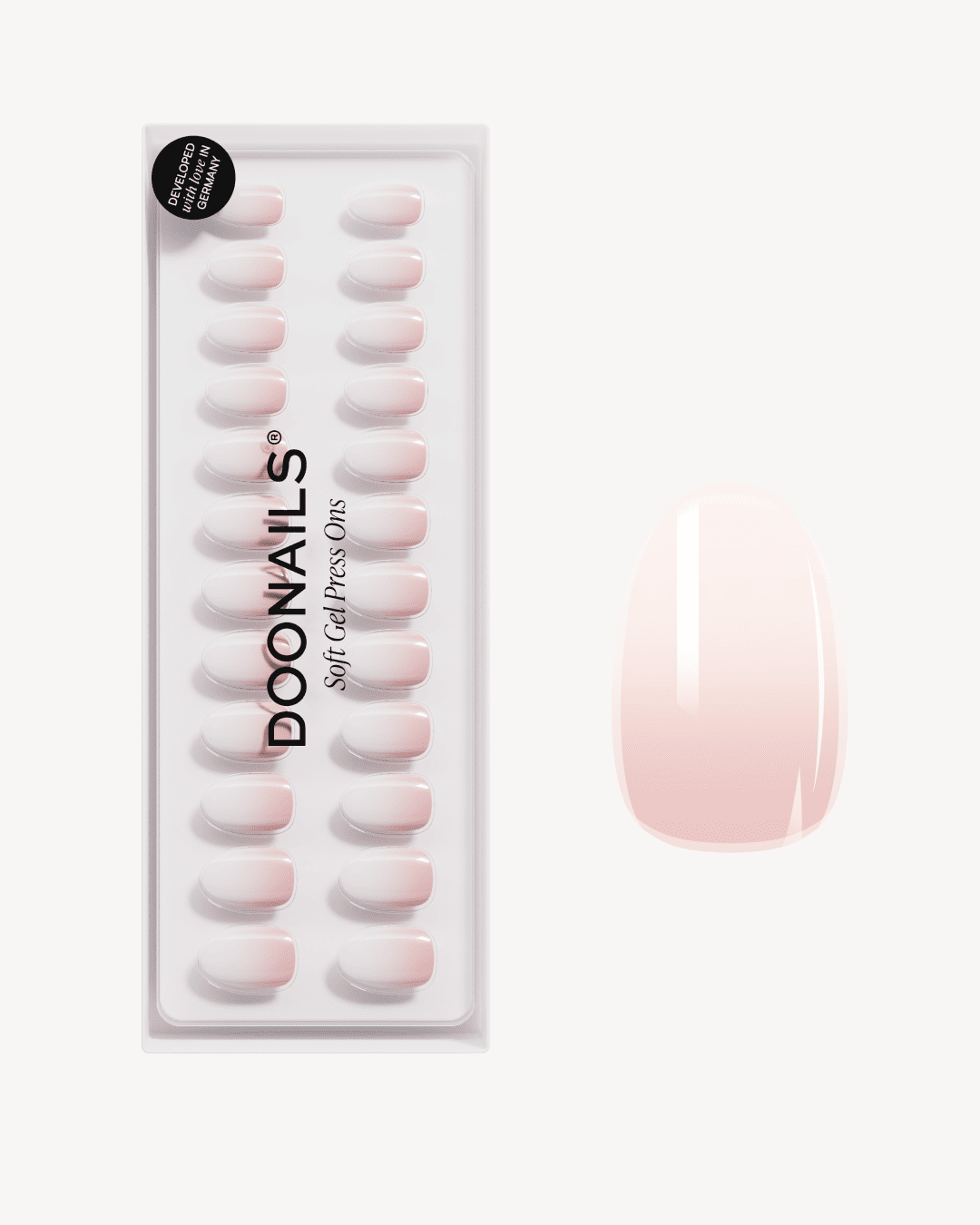 Babyboomer Soft Gel Press Ons - Short Round - US Doonails