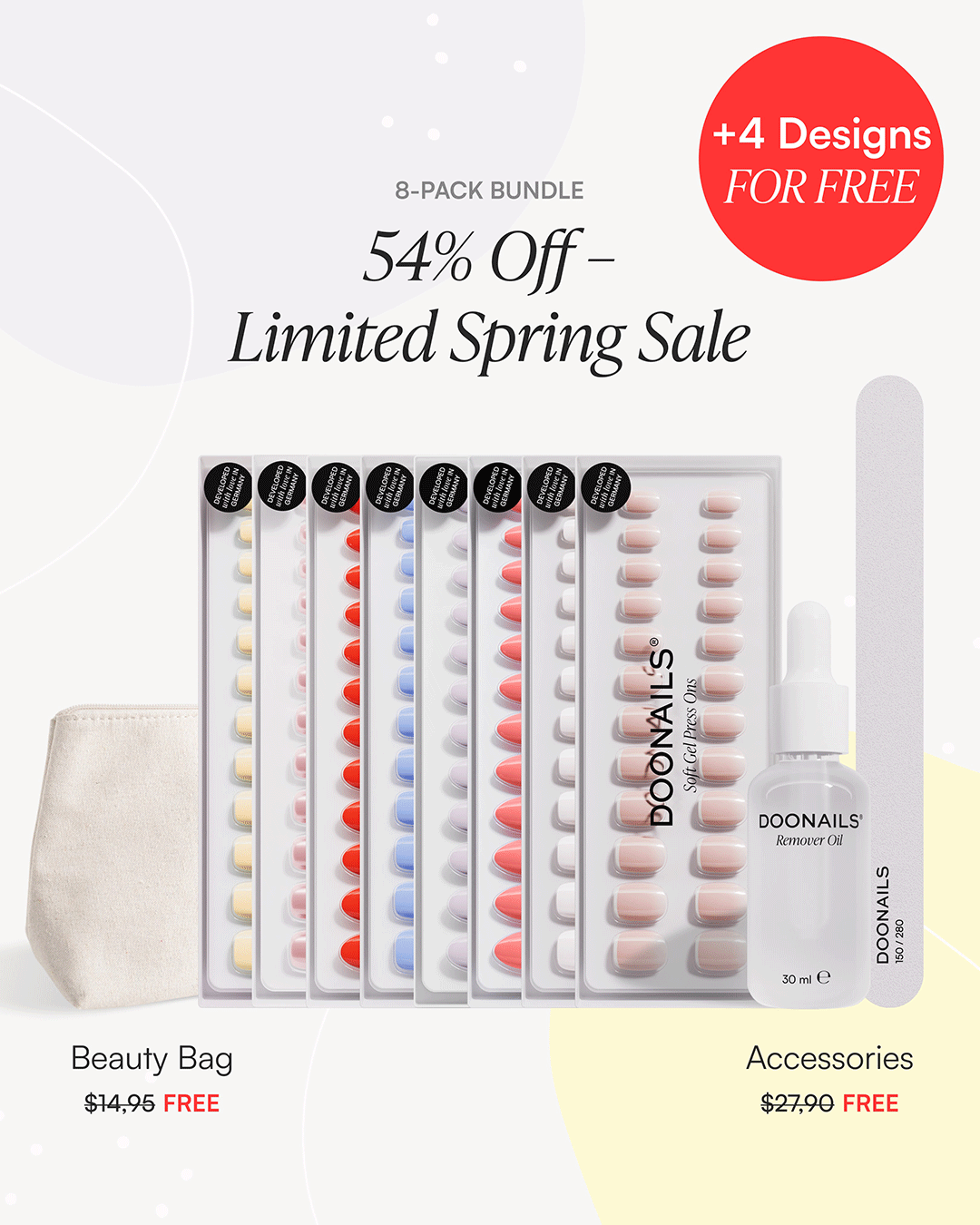 Spring Sale Welcome Set – Soft Gel Press Ons