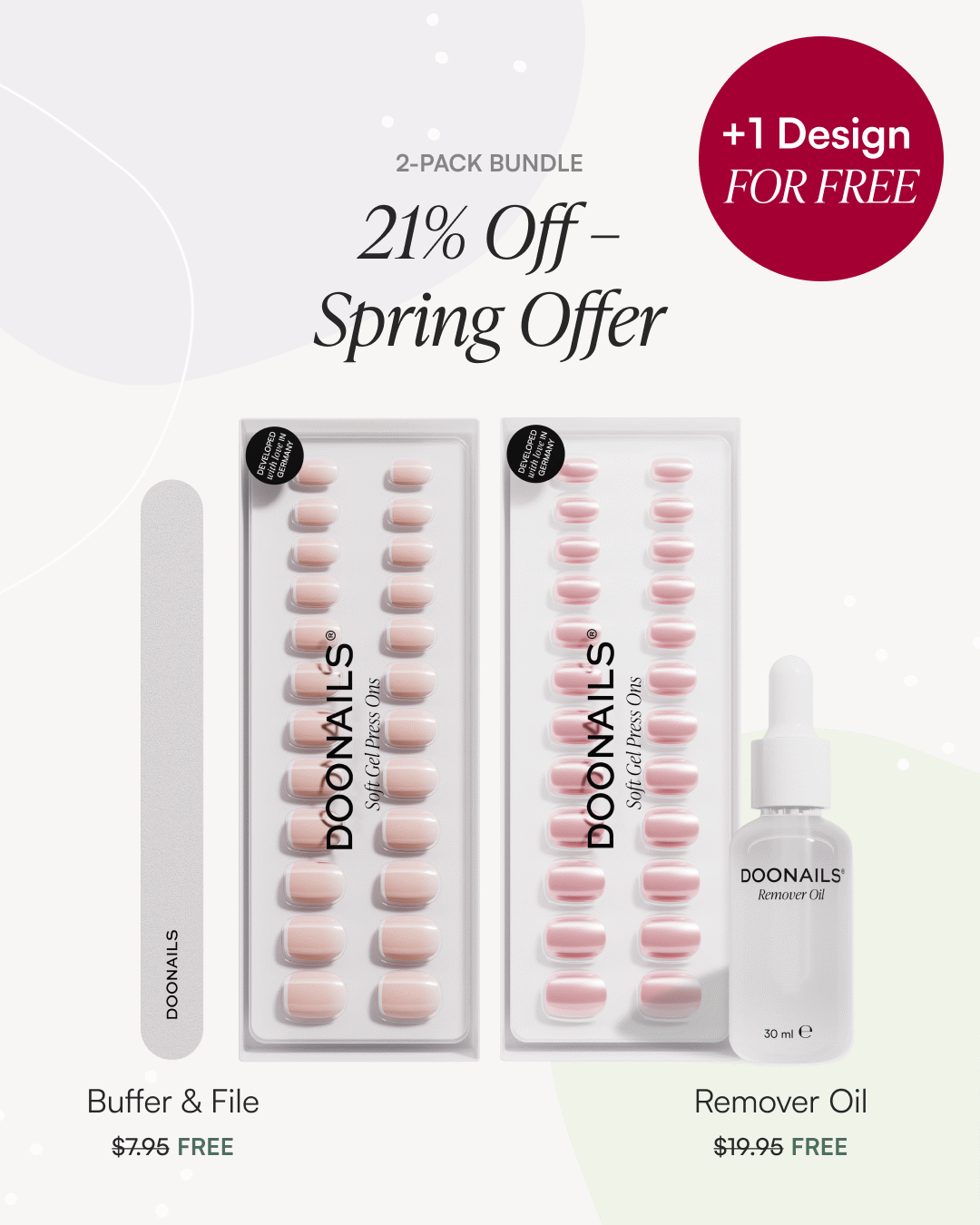 Spring's Starter Set – Soft Gel Press Ons