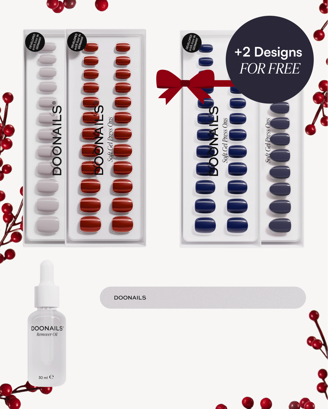 Black Month Starter Set - Soft Gel Press Ons