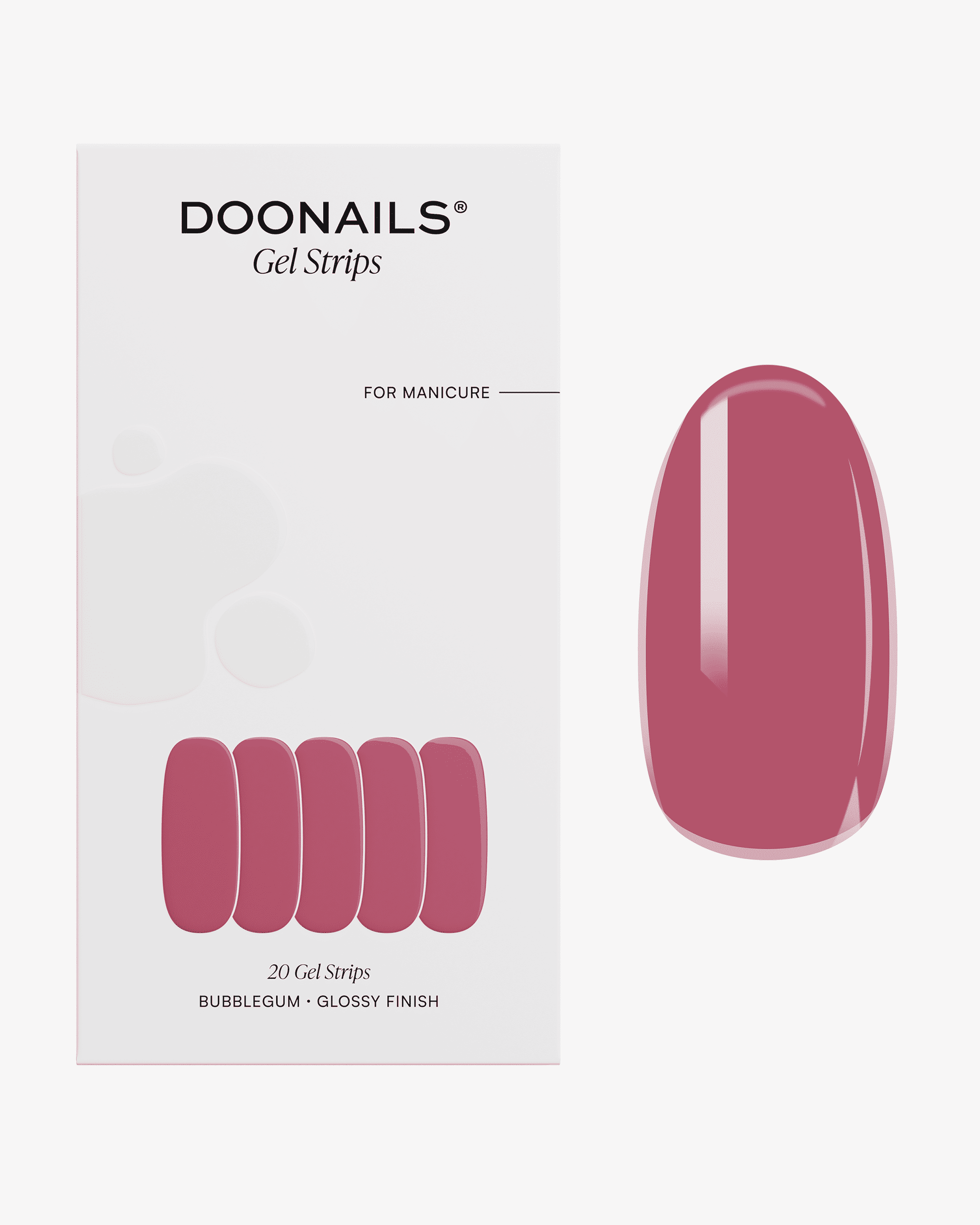 Bubblegum Gel Strips - Doonails US