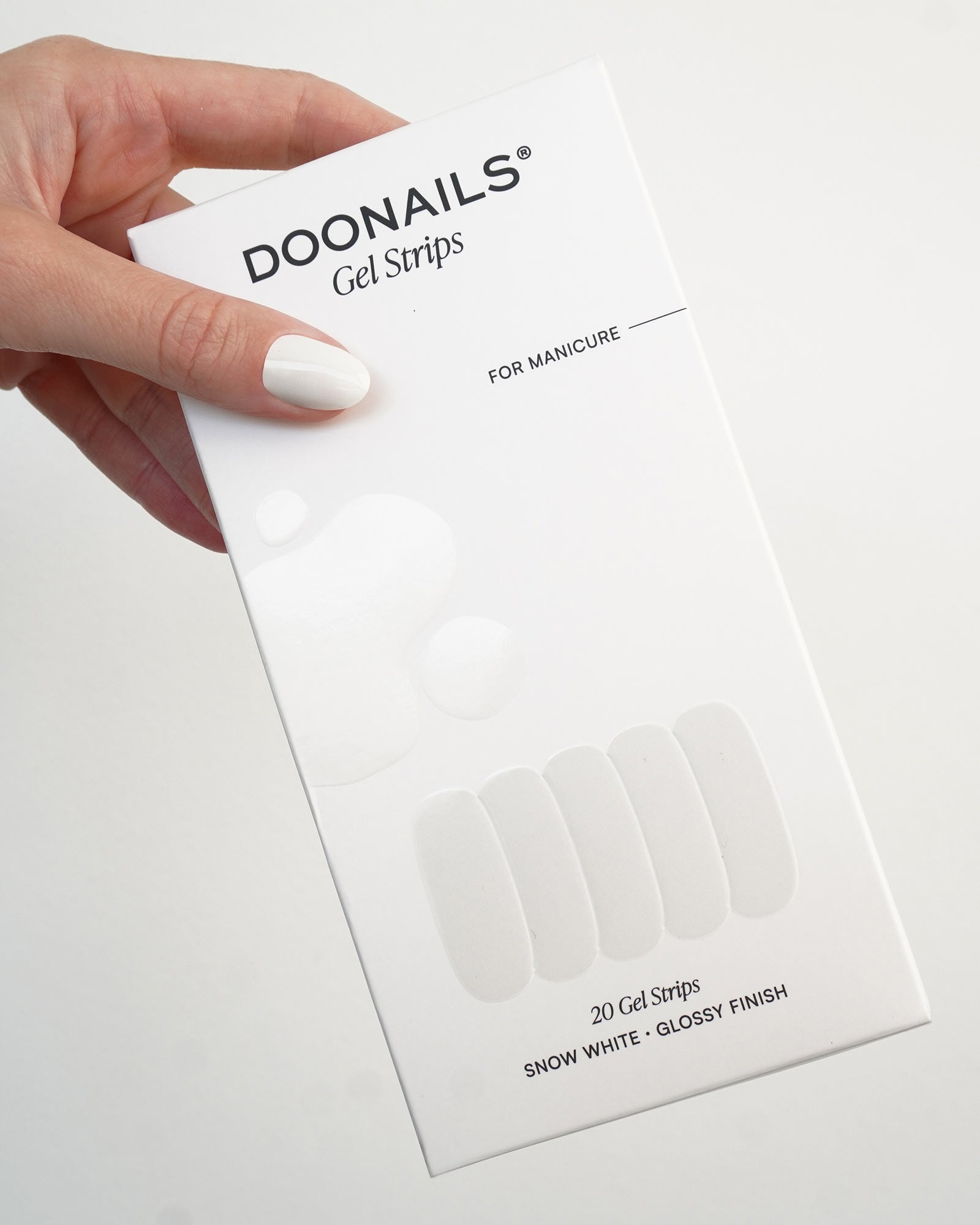 Snow White Gel Strips - Doonails US