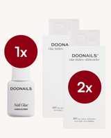 1x Brush-On Nail Glue & 2x Adhesive Nail Tabs