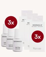 3x Brush-On Nail Glue & 3x Adhesive Nail Tabs