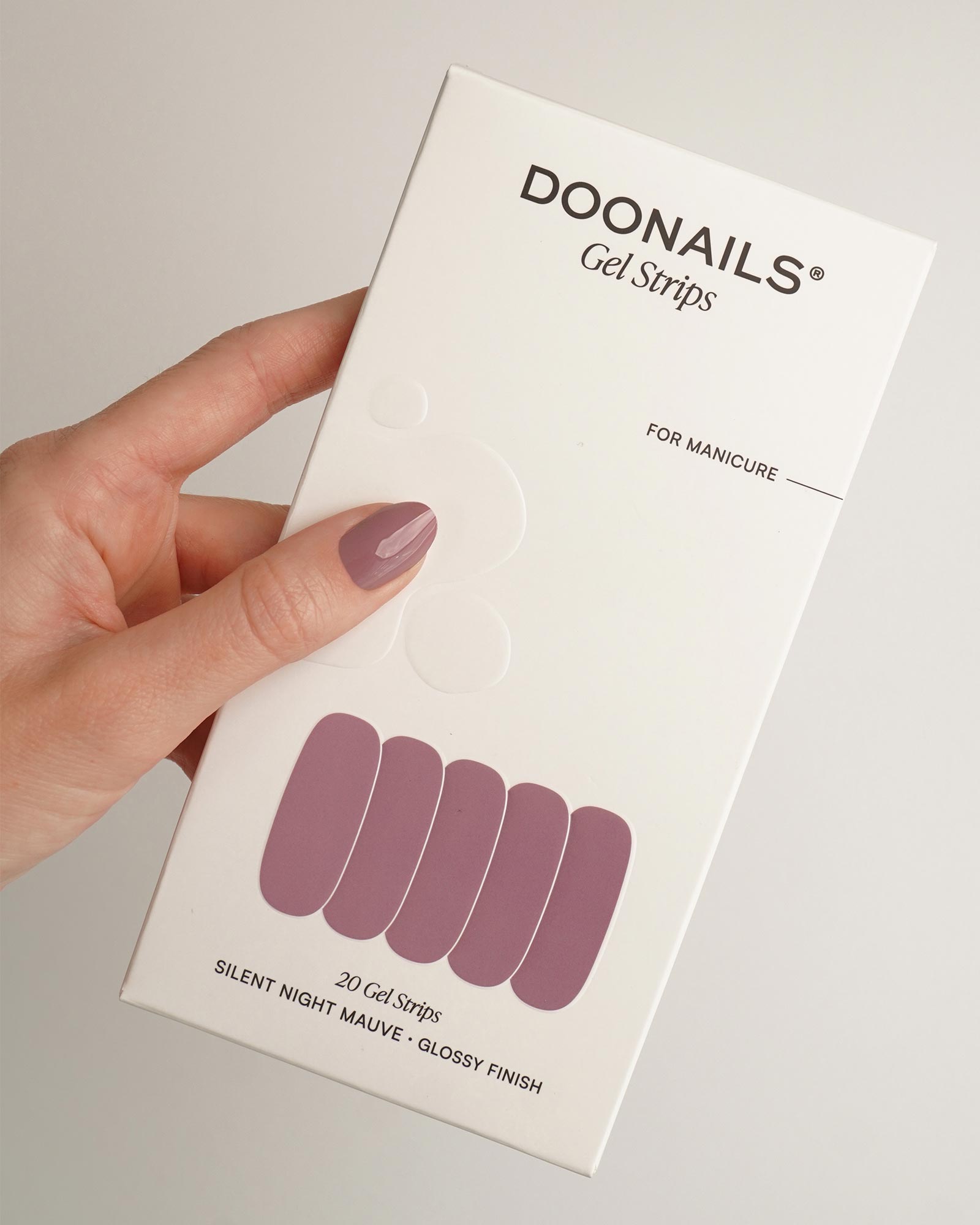 Silent Night Mauve Gel Strips