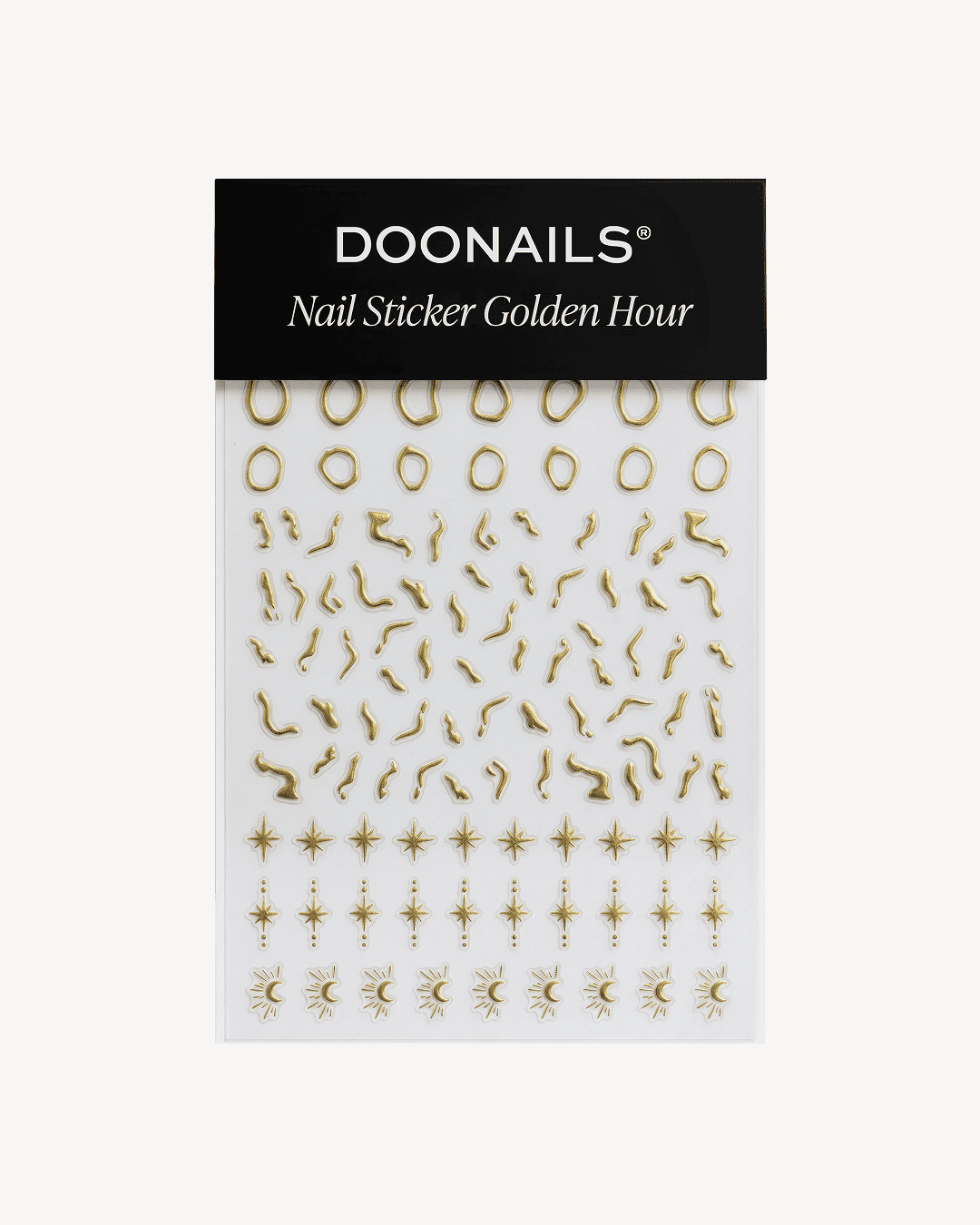 Golden Hour Nail Stickers