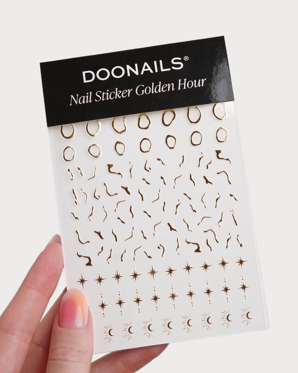 Golden Hour Nail Stickers