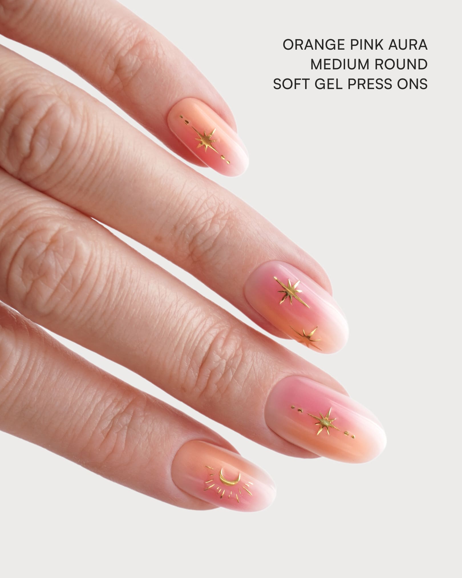 Golden Hour Nail Stickers