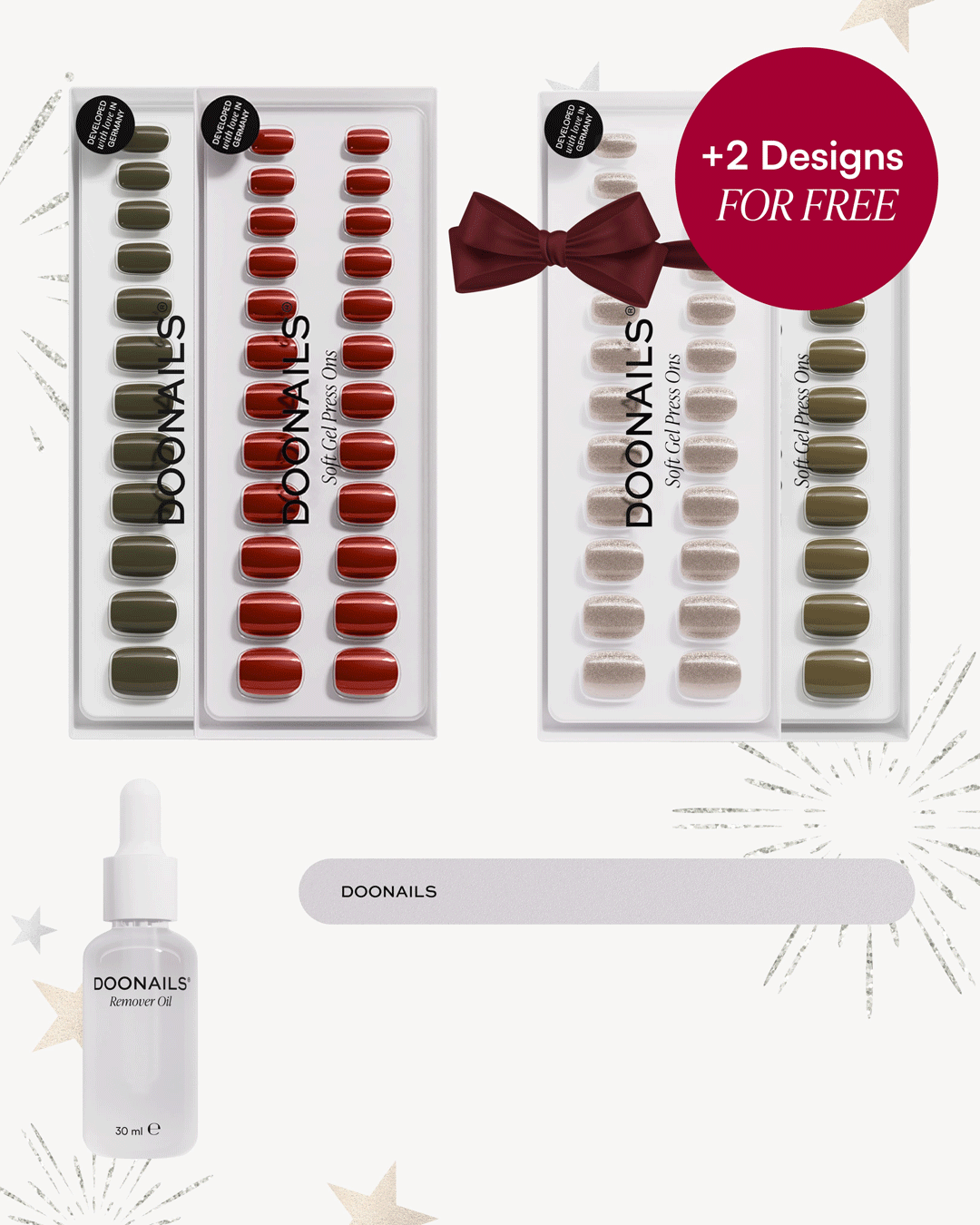 New Year’s Starter Set – Soft Gel Press Ons