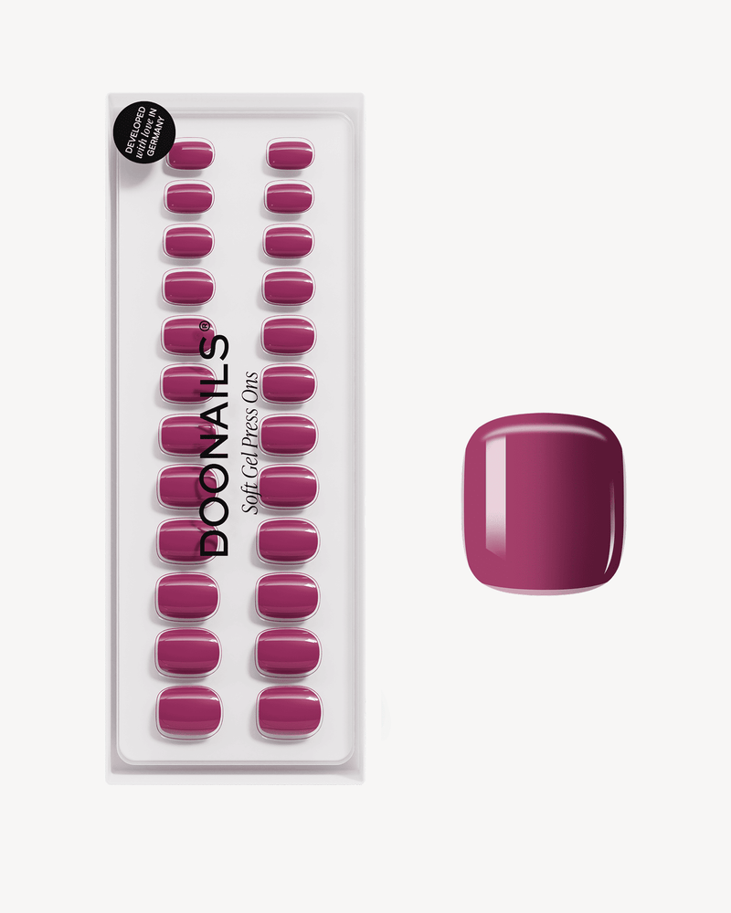 Bubblegum Ultra Short Square Soft Gel Press Ons