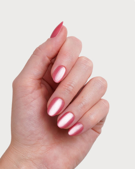 Glass Pink Cat Eye