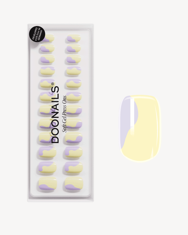 Limited Edition Pastel Pop Short Square Soft Gel Press Ons