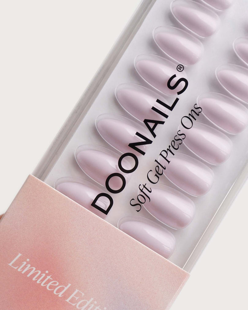 Limited Edition True Love Short Almond Soft Gel Press Ons
