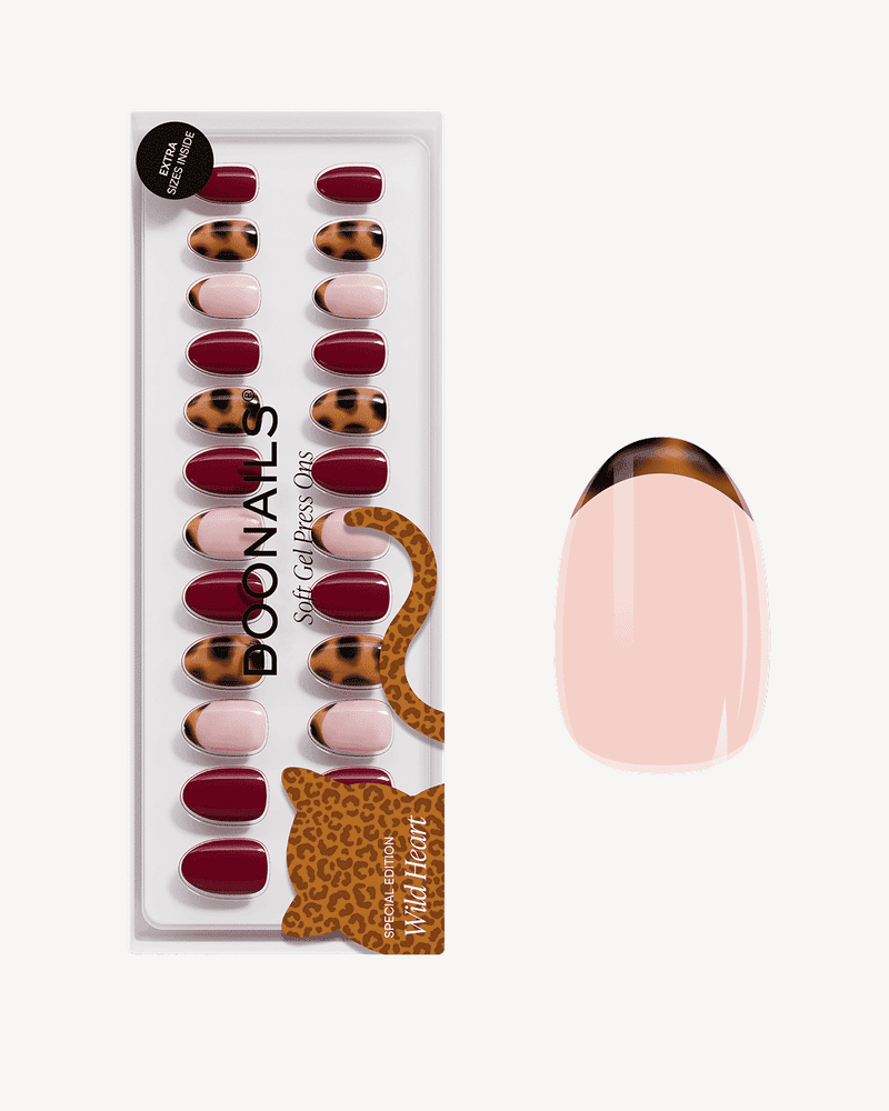 Leo Love Short Round Soft Gel Press Ons