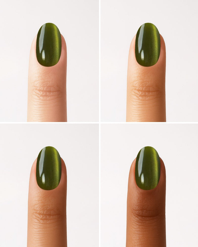 Olive You Short Round Soft Gel Press Ons