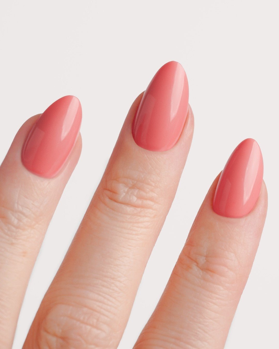 Peach Please Short Almond Soft Gel Press Ons