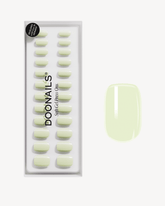 Pistachio Short Square Soft Gel Press Ons