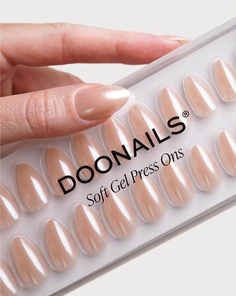 Prosecco Short Almond Soft Gel Press Ons