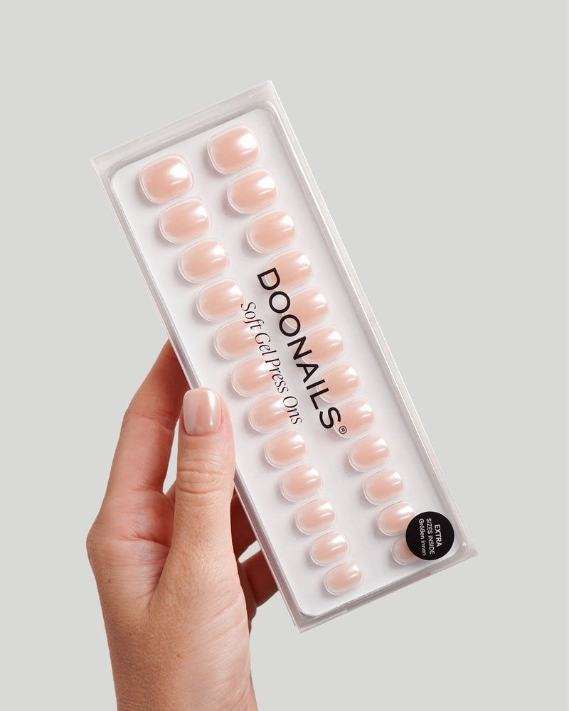 Prosecco Ultra Short Square Soft Gel Press Ons