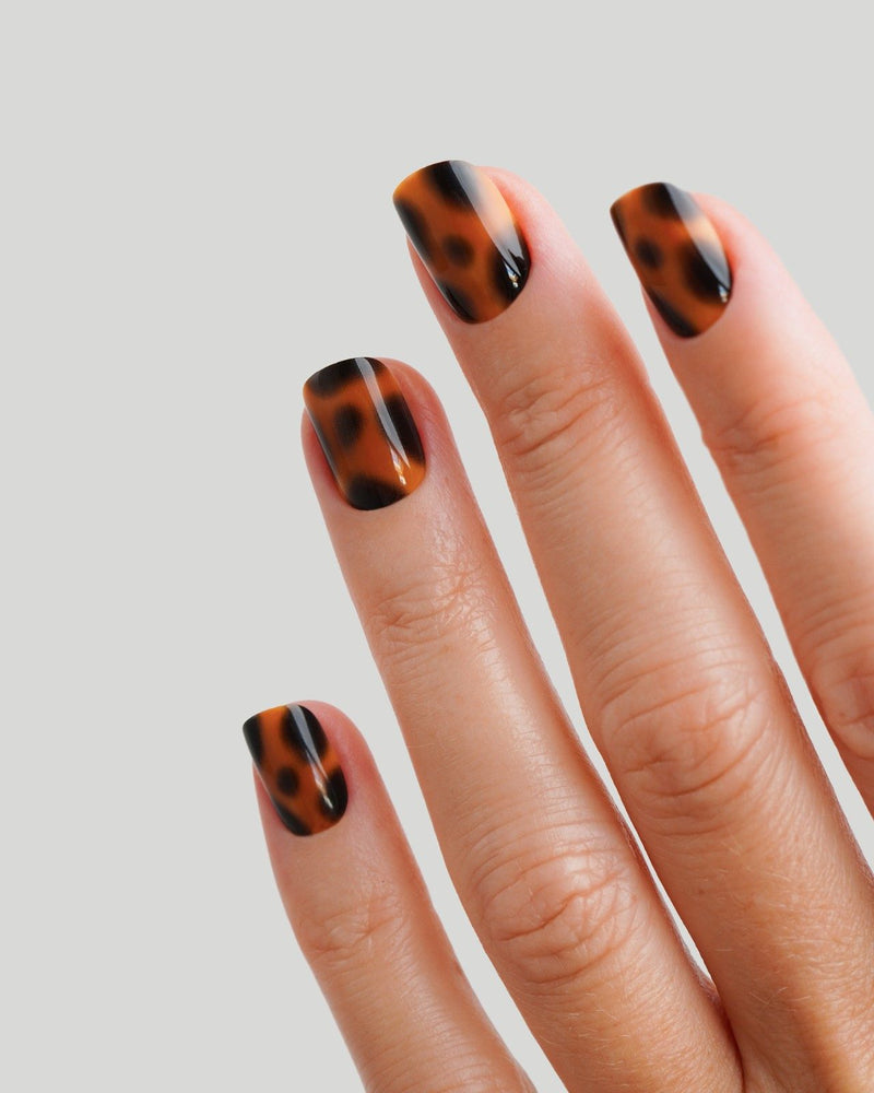Wild Heart Extra Short Square Soft Gel Press Ons