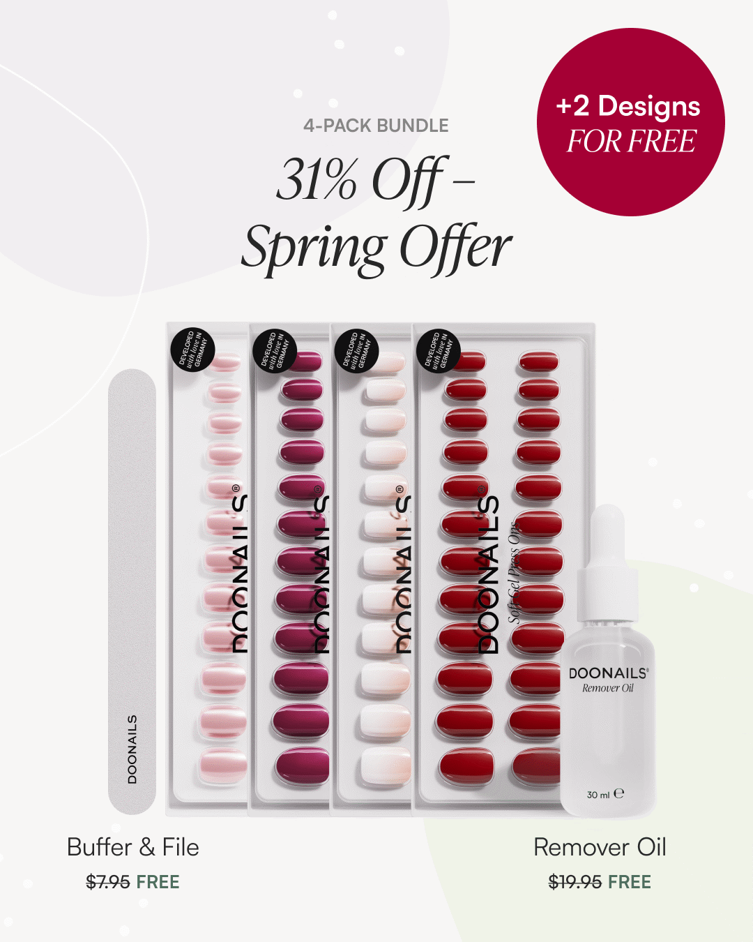 Spring's Starter Set – Soft Gel Press Ons