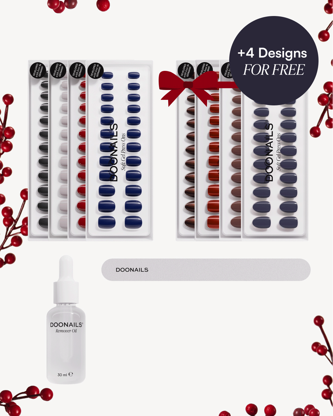 Black Month Starter Set - Soft Gel Press Ons