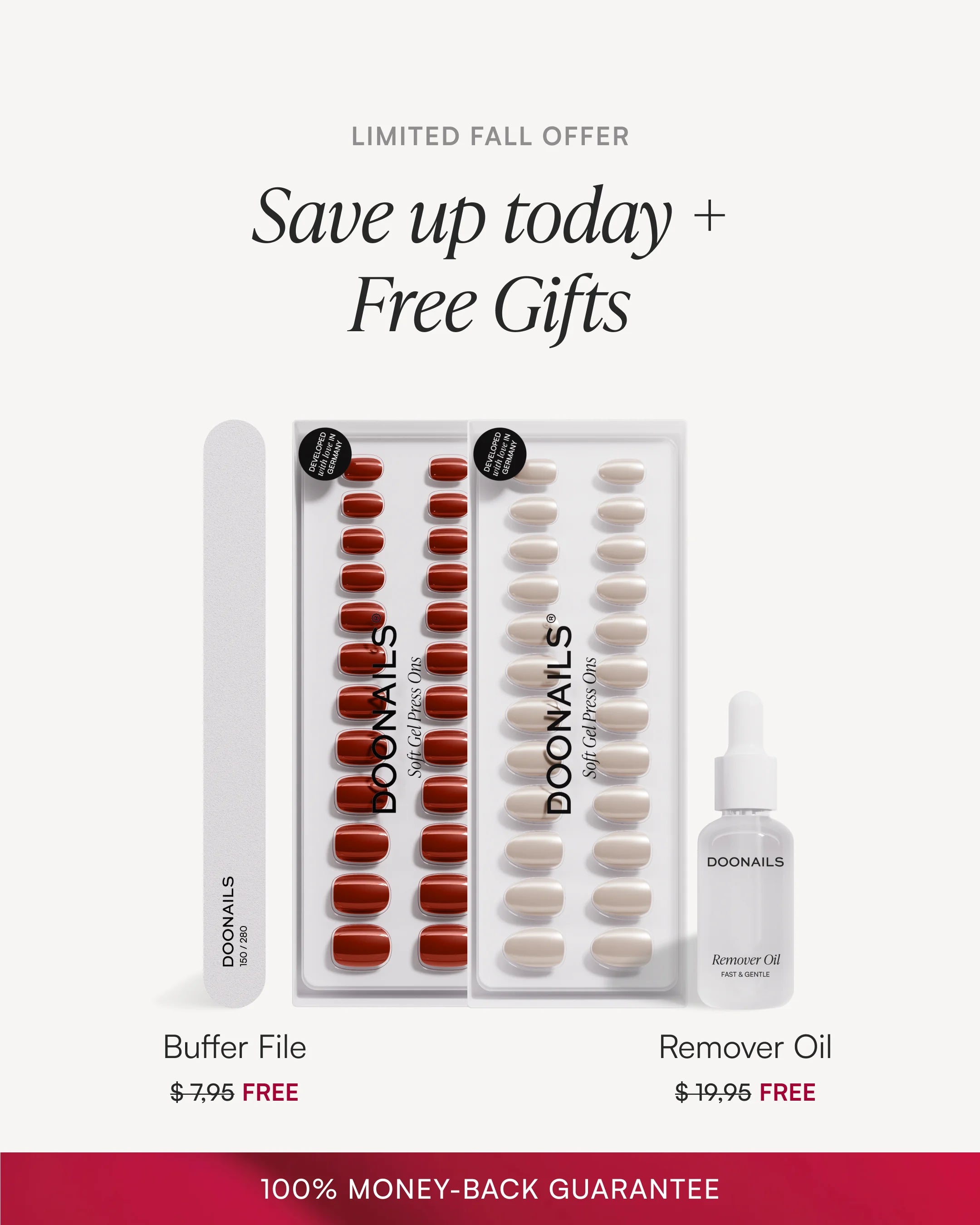 Fall Starter Set - Soft Gel Press Ons