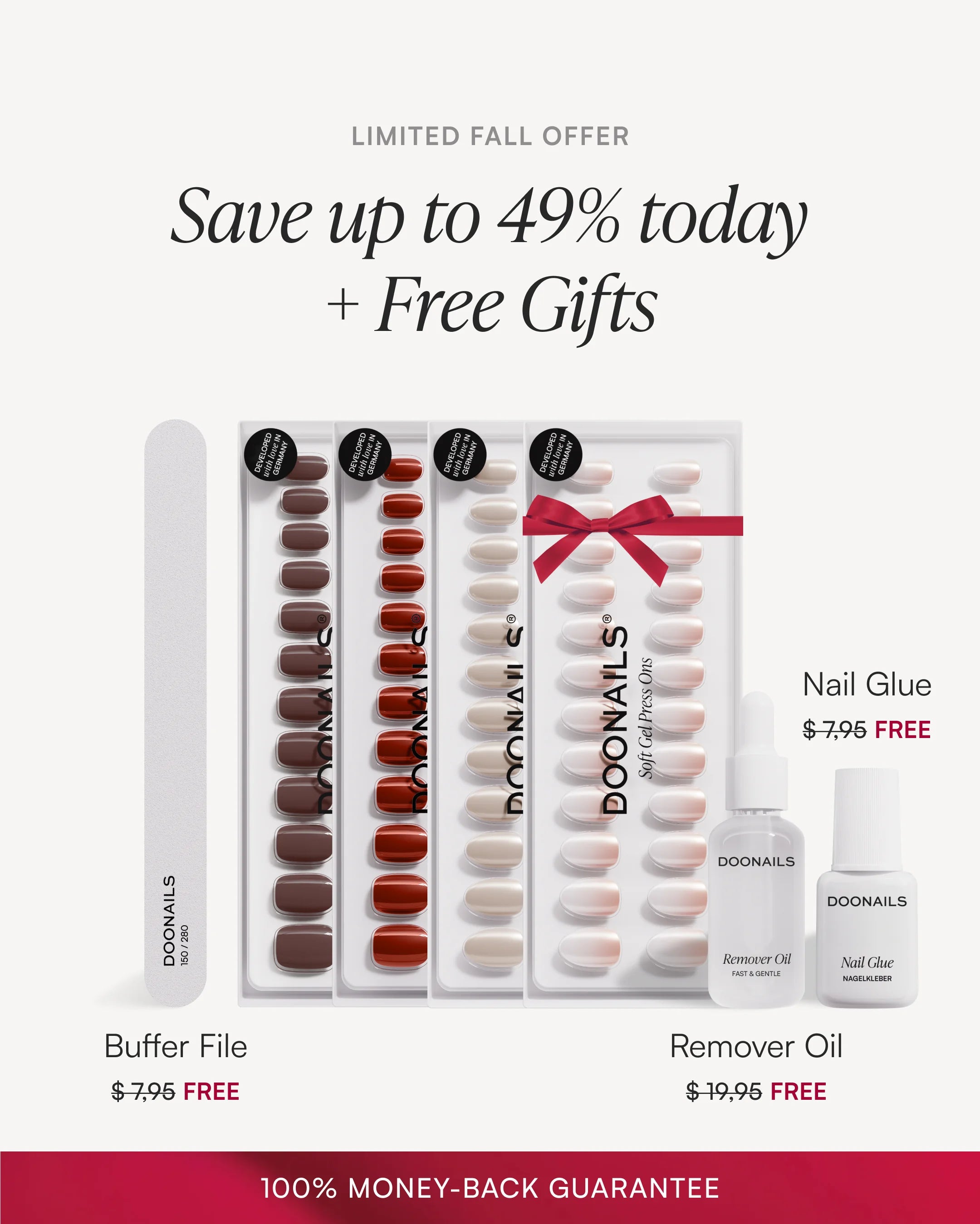 Fall Starter Set - Soft Gel Press Ons