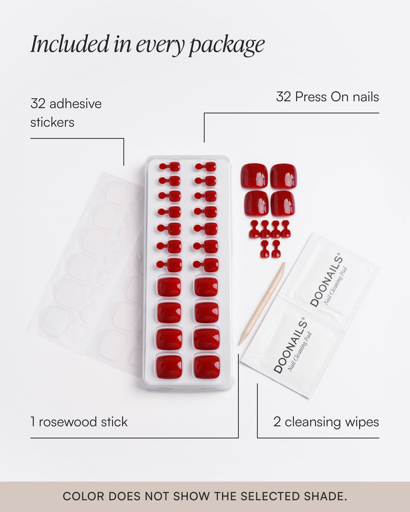 Ballerina Short Round Mani & Pedi Set - Soft Gel Press Ons