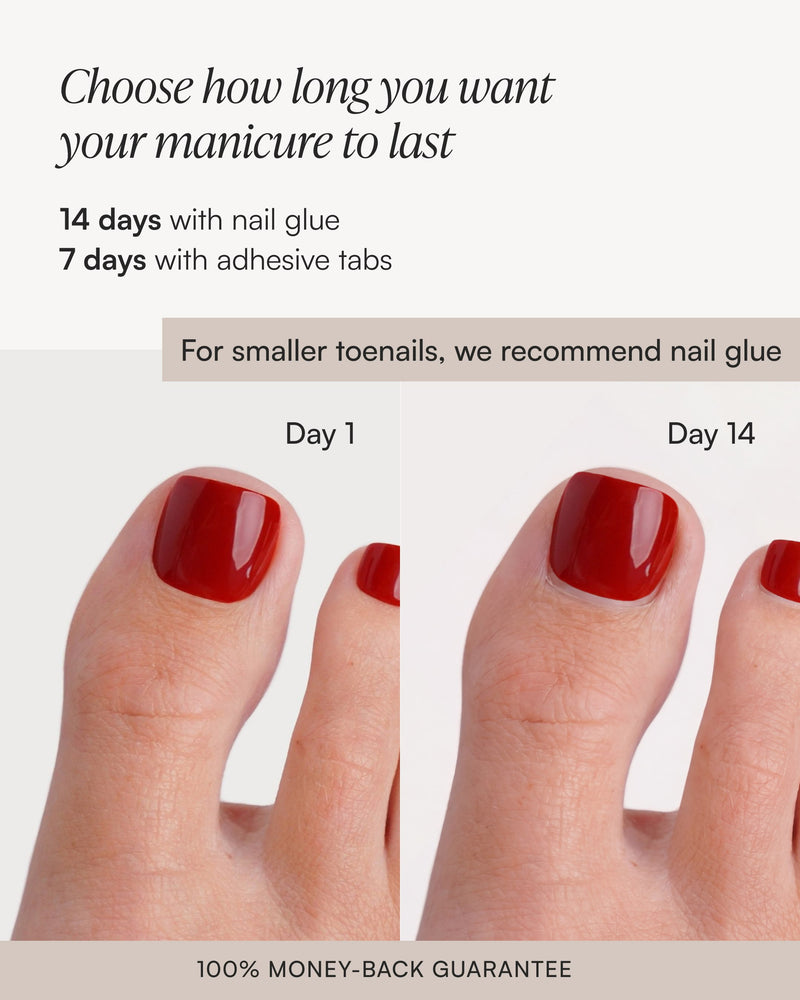 Ballerina Short Round Mani & Pedi Set - Soft Gel Press Ons