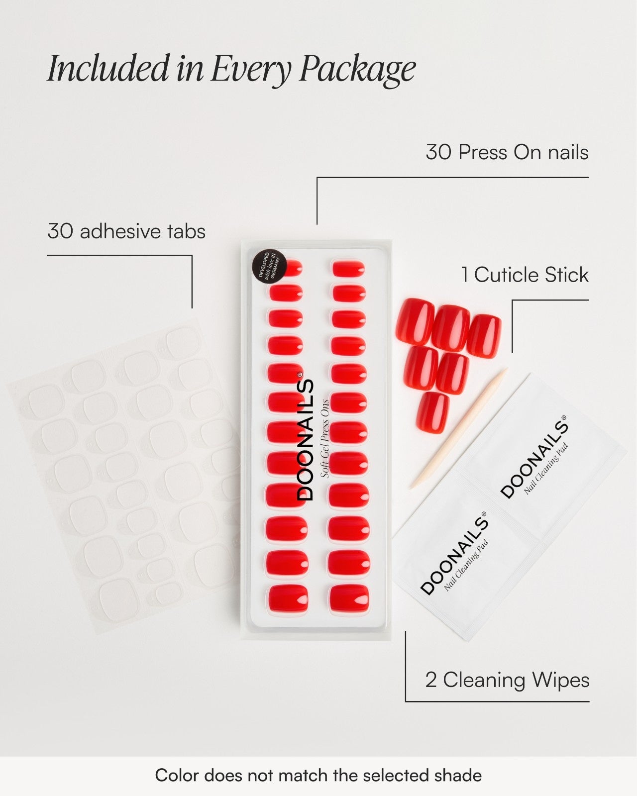 Cinnamon Extra Short Square Soft Gel Press Ons