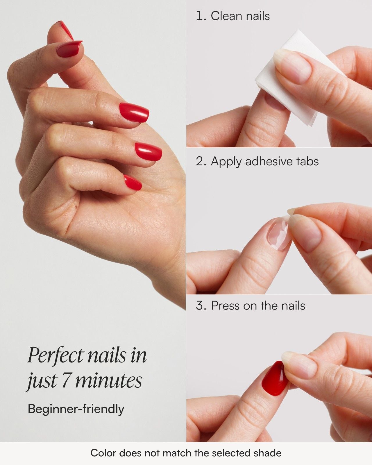 Cinnamon Extra Short Square Soft Gel Press Ons