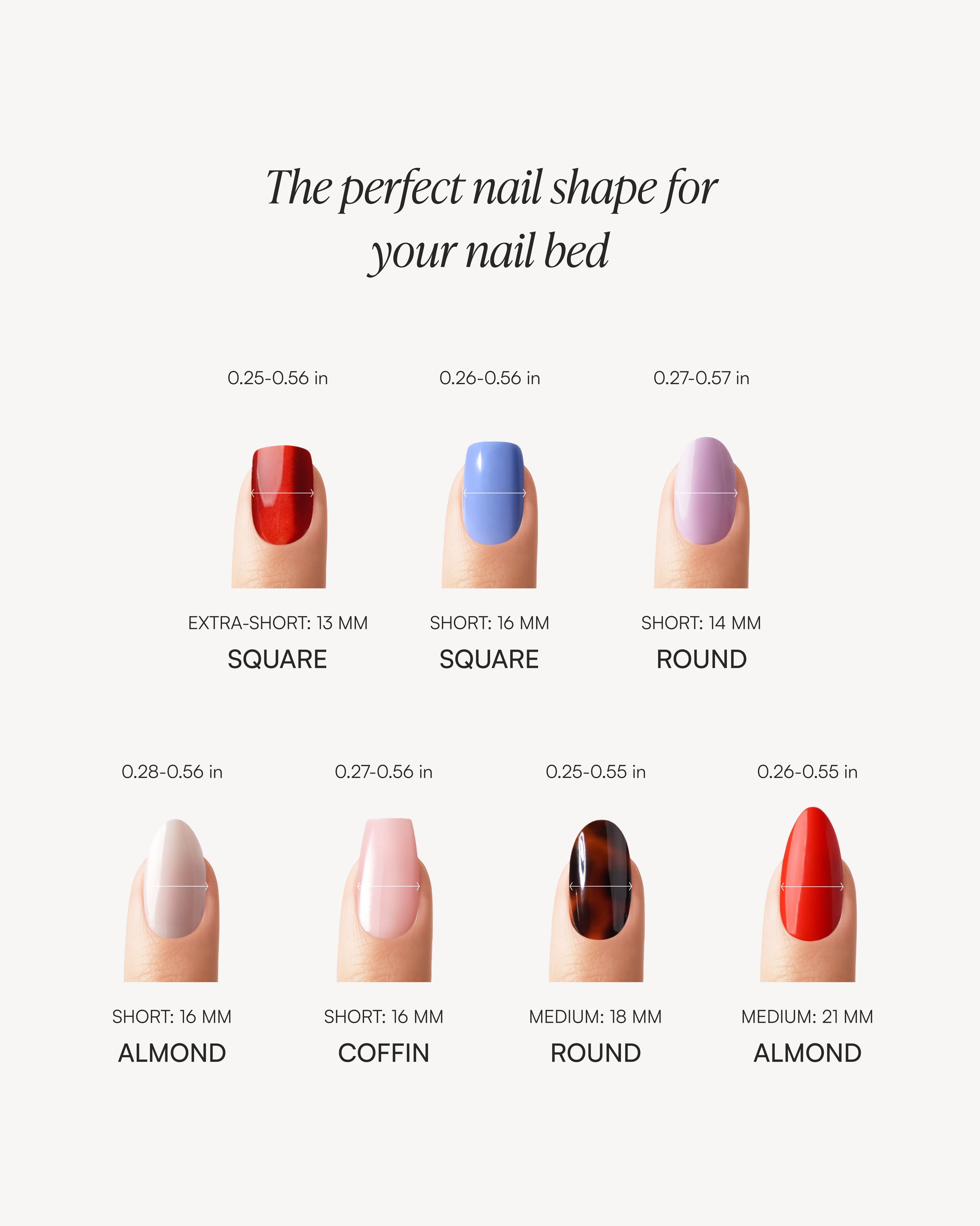 On Fire Short Round Soft Gel Press Ons