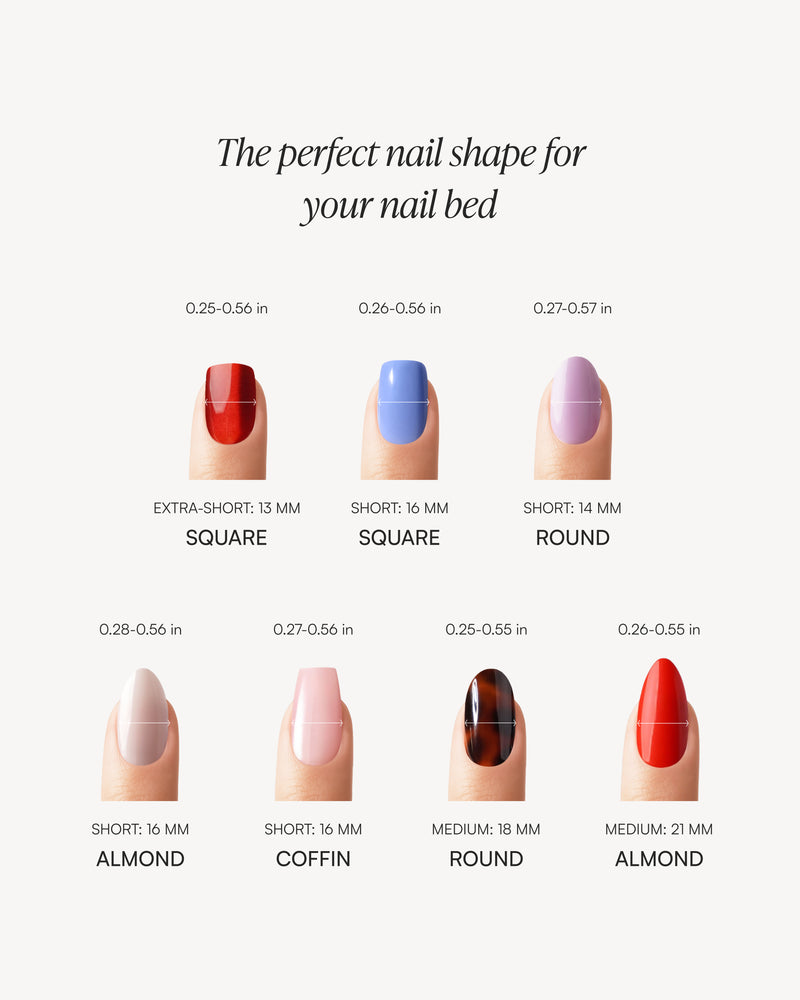 Classic French Extra Short Square Soft Gel Press Ons
