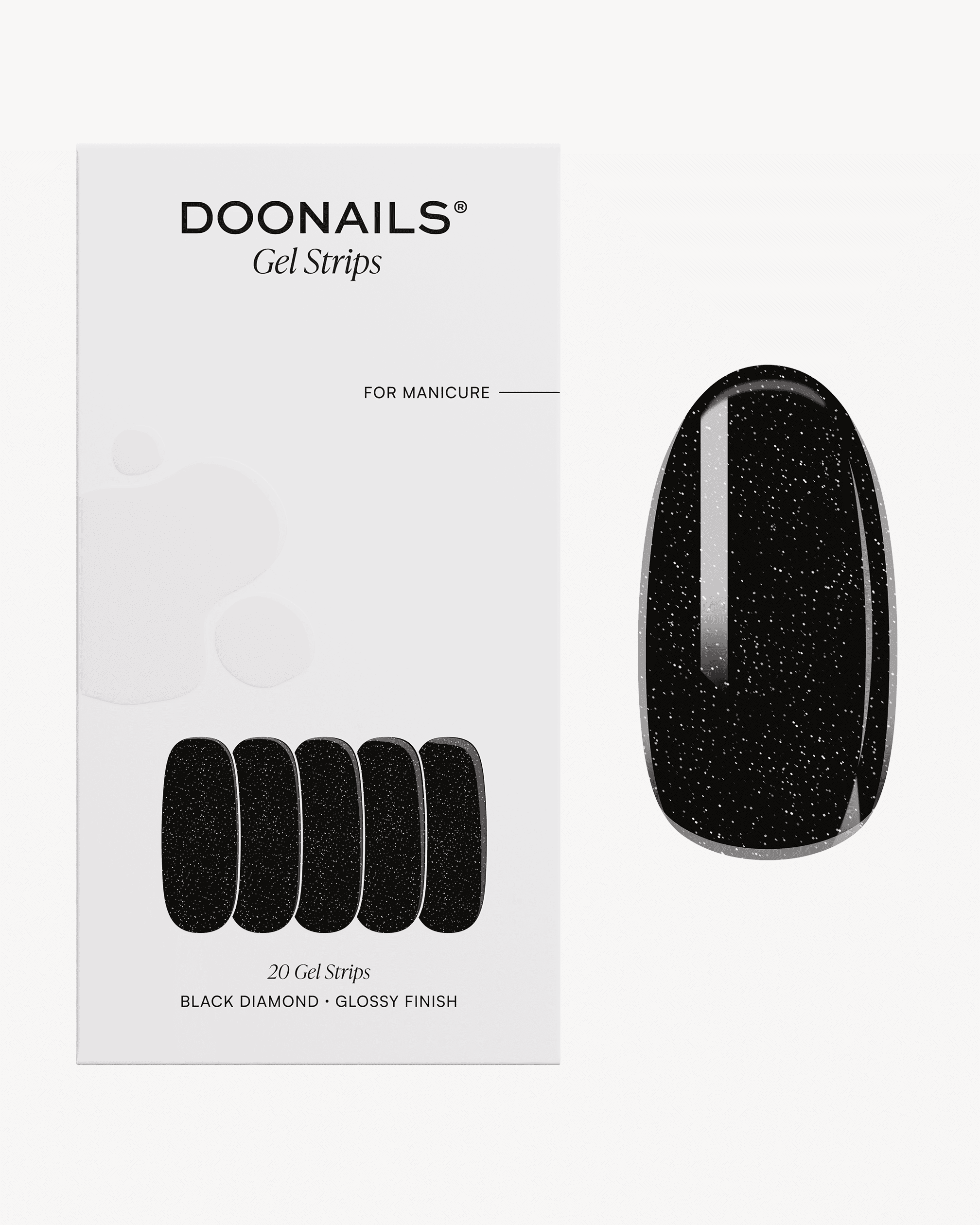 Black Diamond Gel Strips - Doonails US