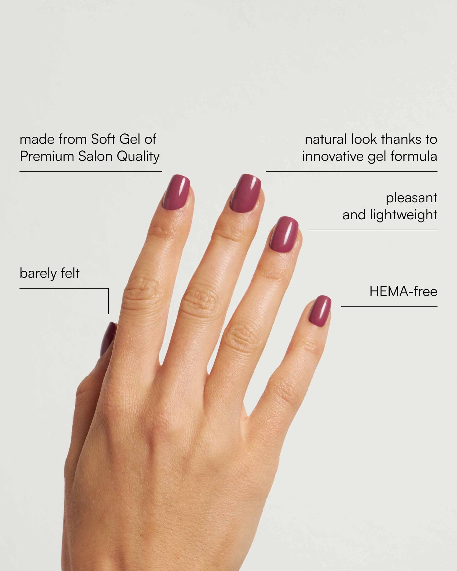 Bubblegum Short Square Soft Gel Press Ons - Doonails US