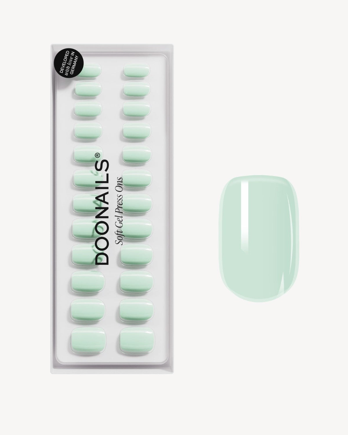 Cute Cucumber Short Square Soft Gel Press Ons - Doonails US