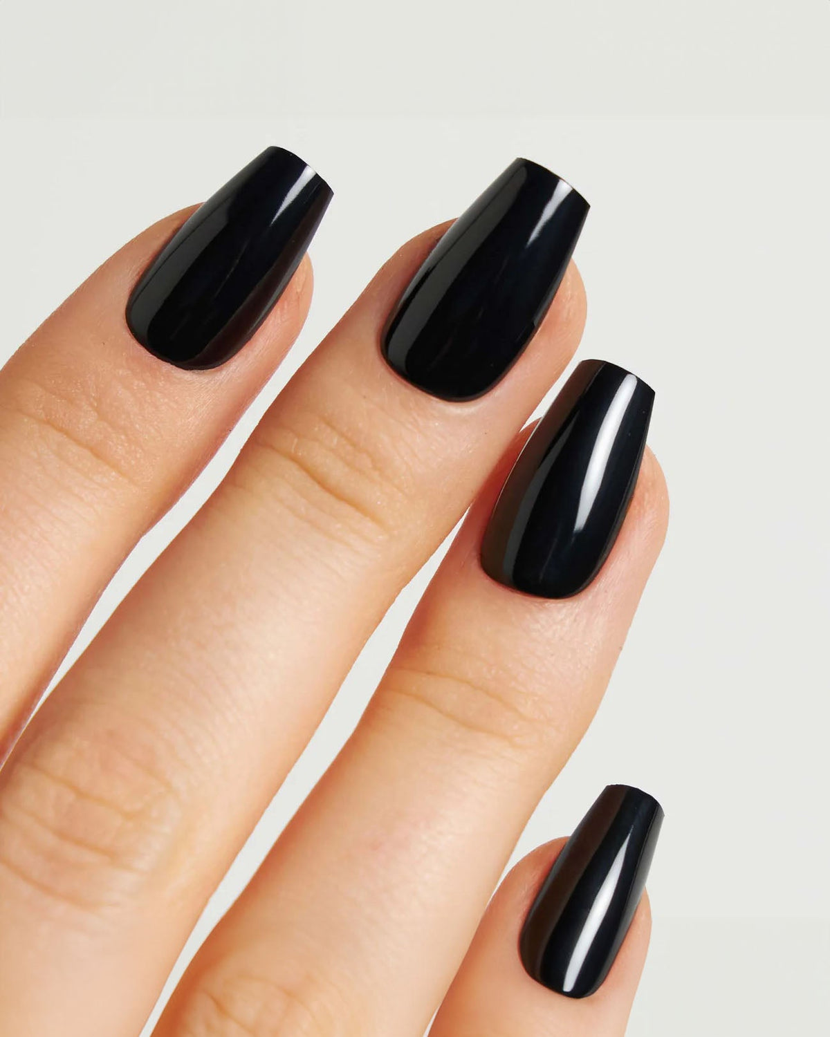 Dark Dream Short Coffin Soft Gel Press Ons - Doonails US