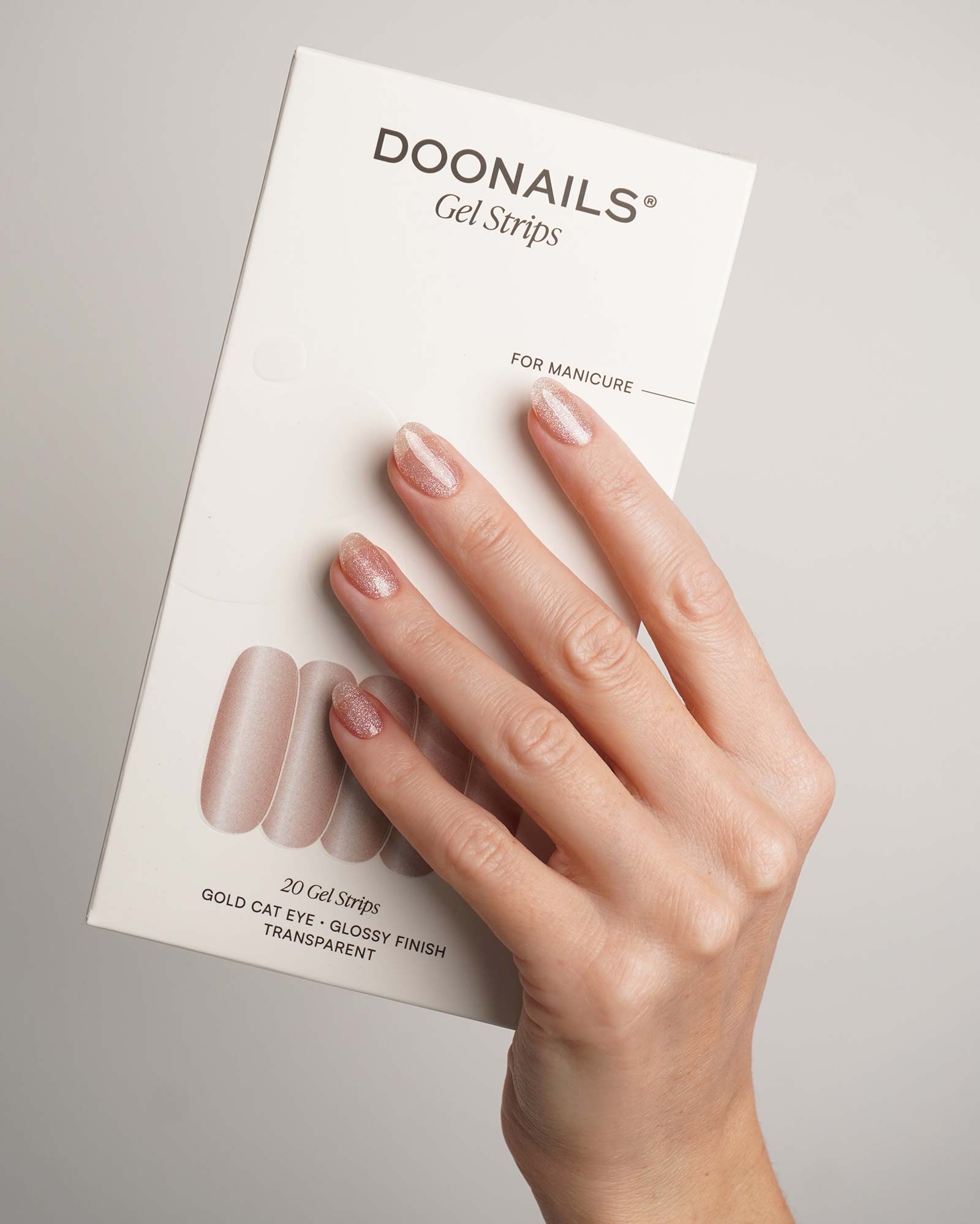Gold Cat Eye Gel Strips - Doonails US