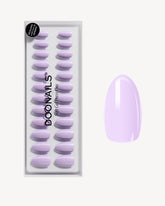 Lavender Mist Short Almond Soft Gel Press Ons - Doonails US