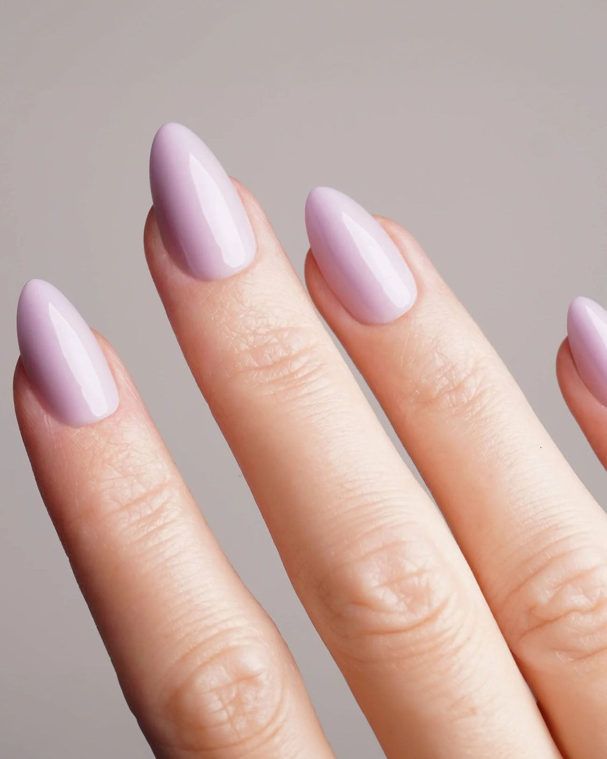 Lavender Mist Short Almond Soft Gel Press Ons - Doonails US