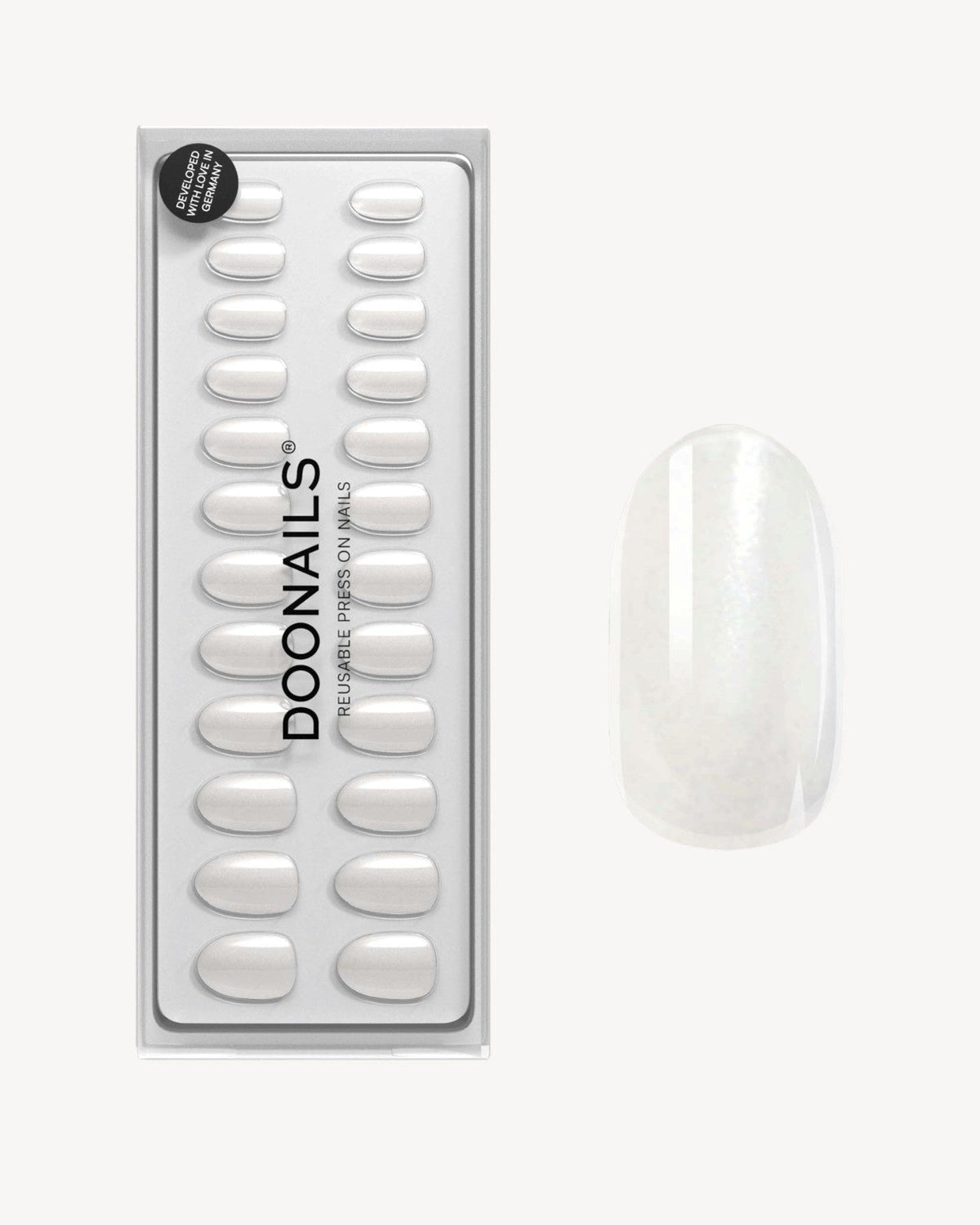 Milkshake Medium Round Soft Gel Press Ons - Doonails US