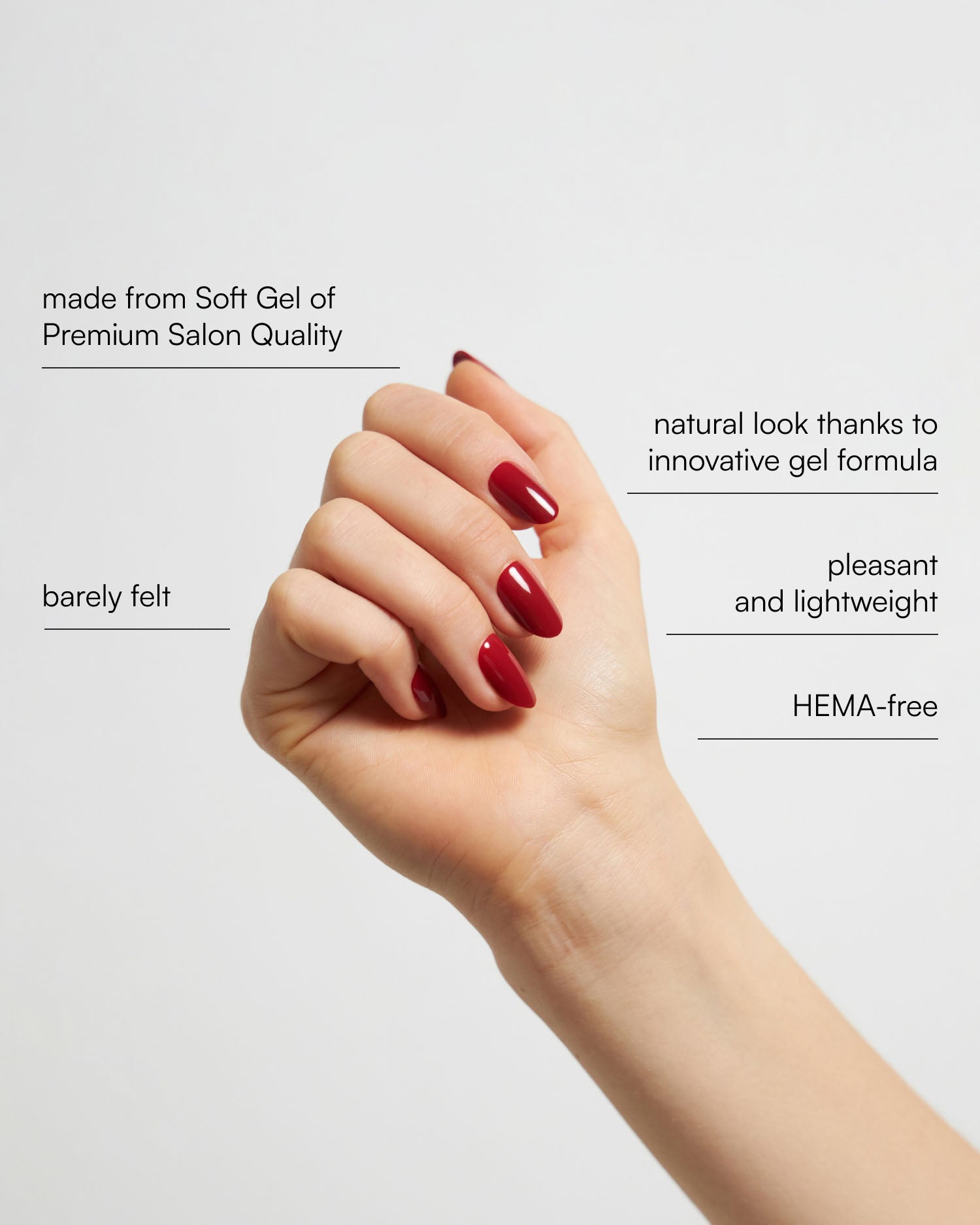 Mon Cheri Medium Round Soft Gel Press Ons - Doonails US