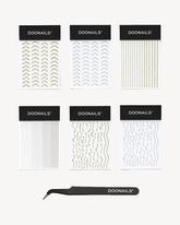 Nail Sticker Bundle (+ Free Tweezers) - Doonails US