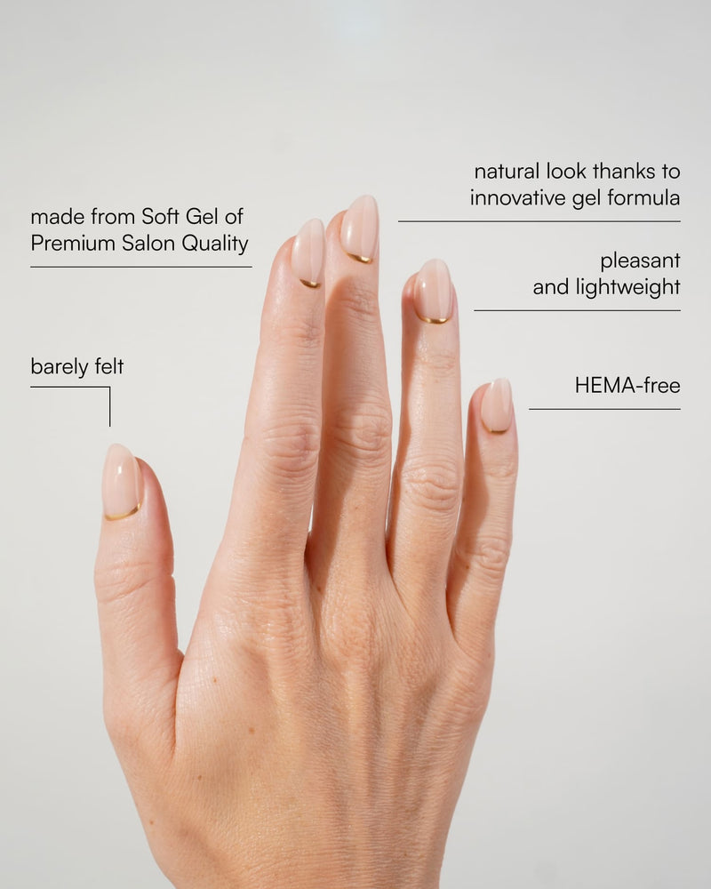 Popcorn Short Round Soft Gel Press Ons - Doonails US