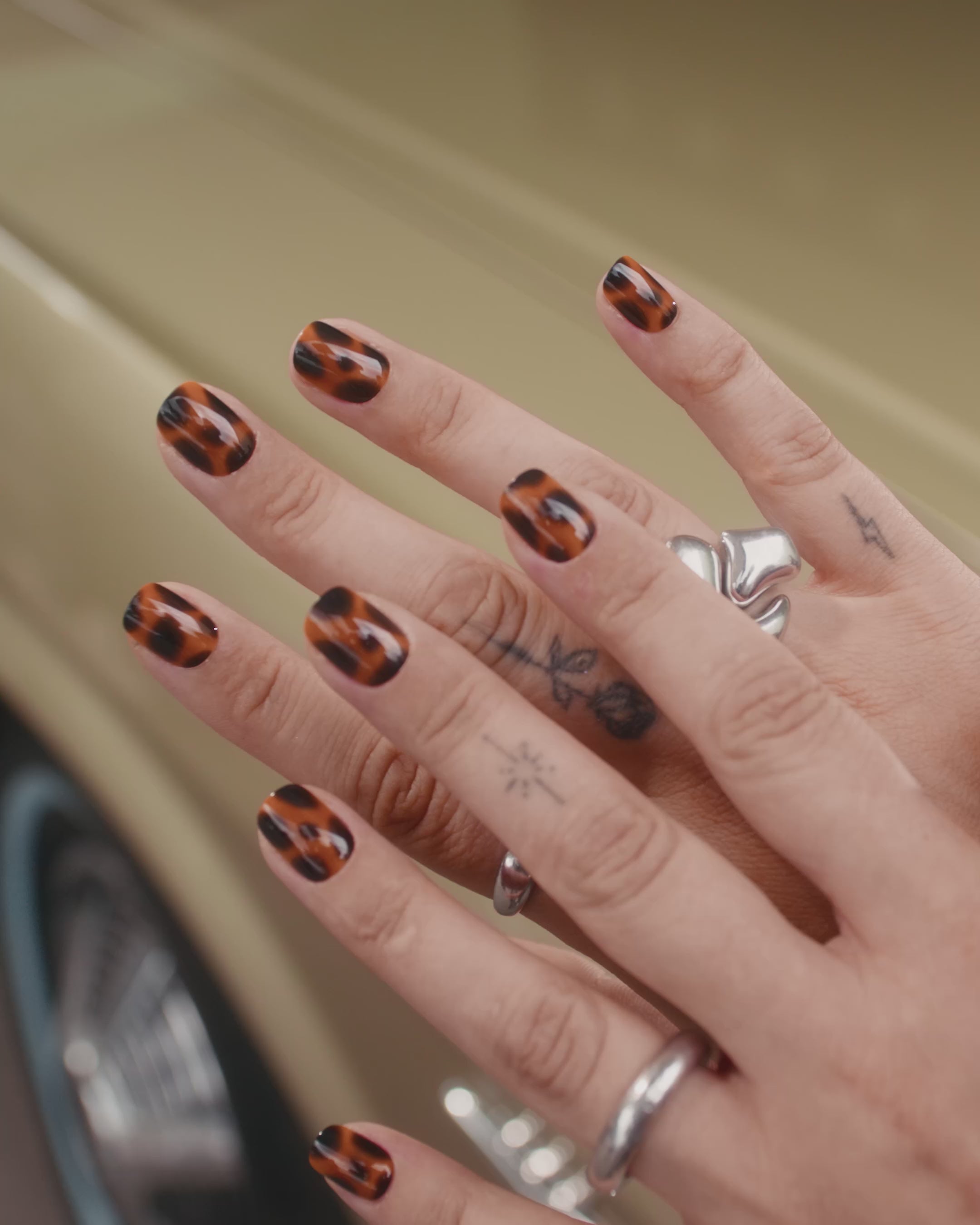Wild Heart Extra Short Square - Soft Gel Press Ons - Doonails