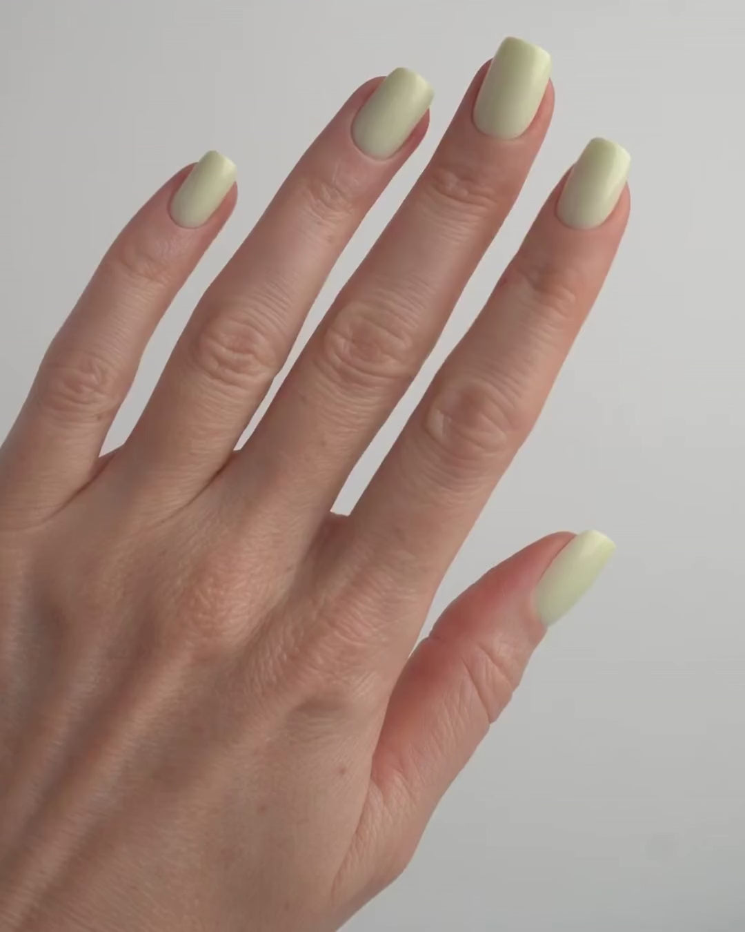 Pistachio Short Square Soft Gel Press Ons